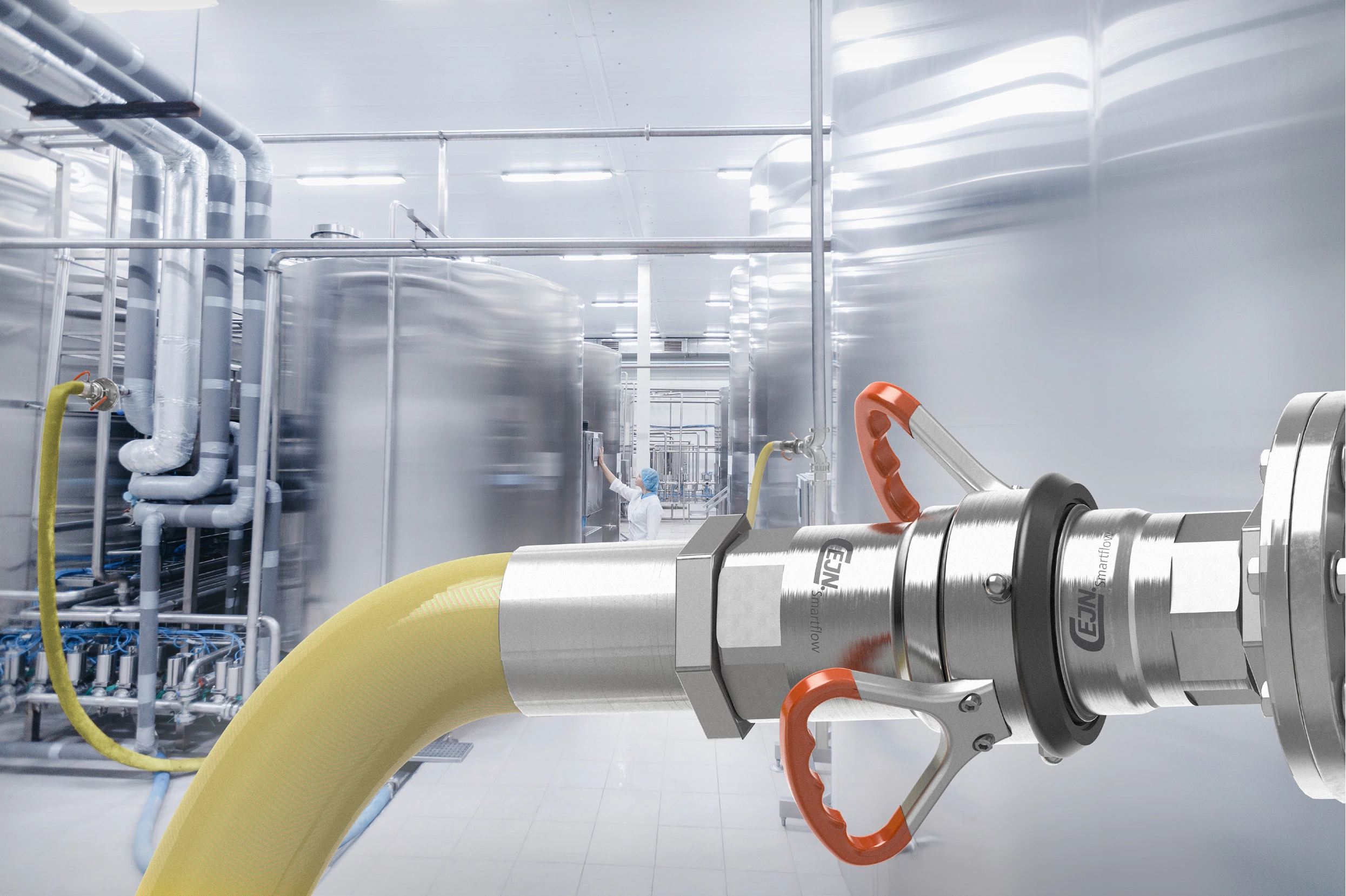 Engate Smartflow Dry Break Acoplamento seco para transferencia de fluidos - Imagem 4