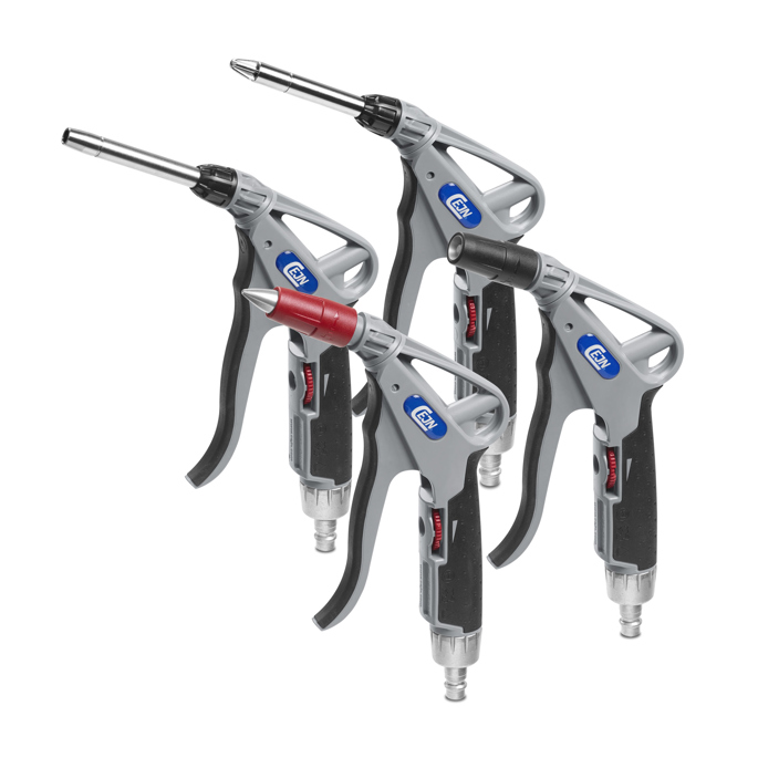 Pistolas para ar e fluido MultiFLOW Serie 210